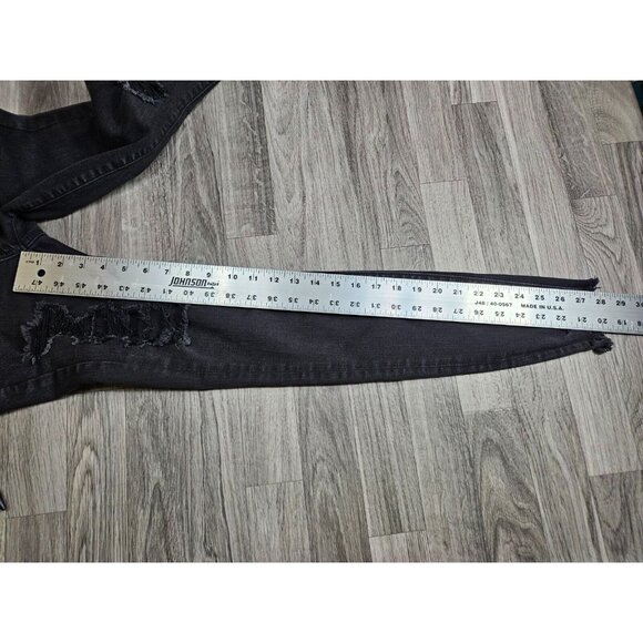 (3/$35) American Eagle Size 2 Regular Skinny High Rise Black Grey Jeans Jeggings - Picture 10 of 12